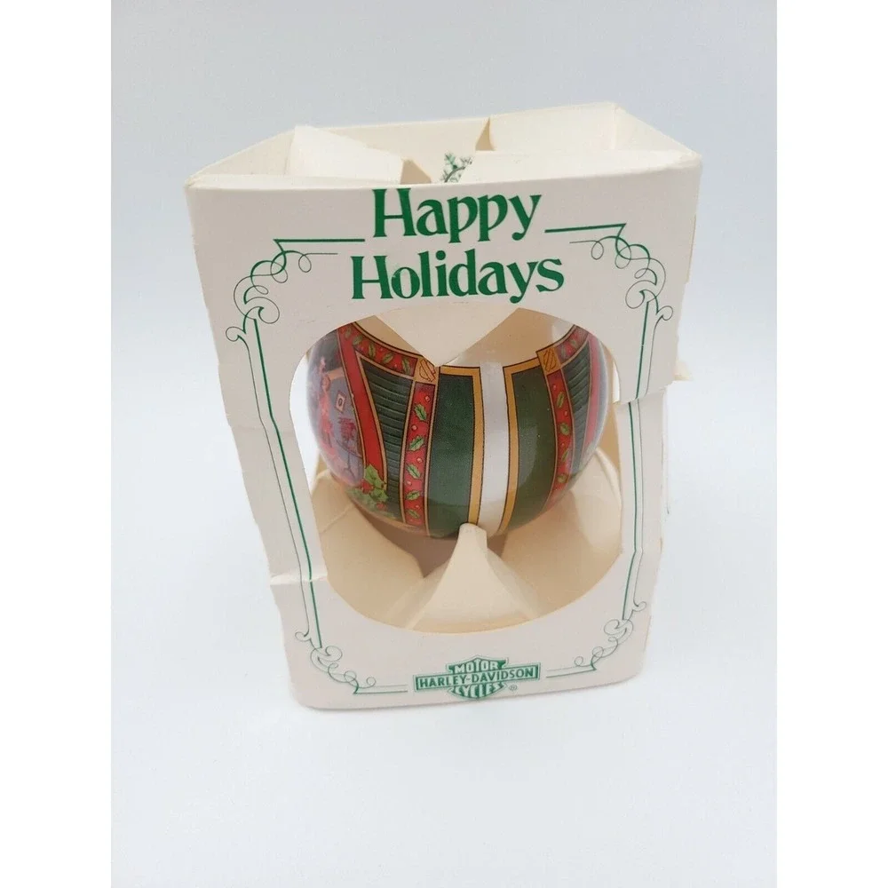 1999 Harley Davidson Christmas Ball Ornament Ltd ELECTRA GLIDE SURPRISE Series 1